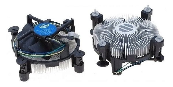Cooler Intel Alumínio Lga-1156, 1155, 1151, 1150