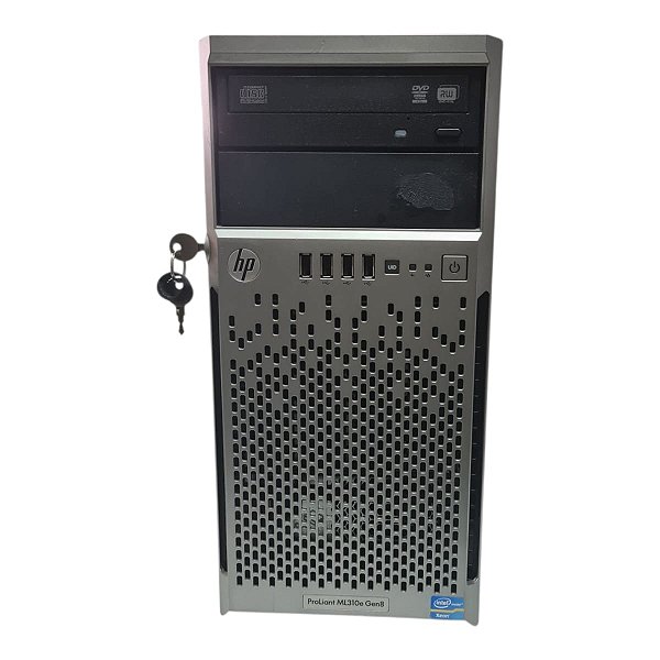 Gabinete HP ML310e Gen8 C/ 2 Fontes, Tampa e Cage