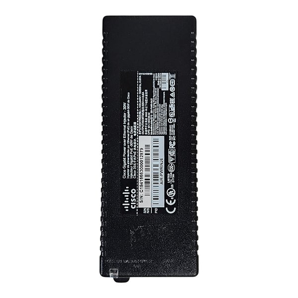 Fonte PoE Cisco SB-PWR-INJ2 55V 0.6A