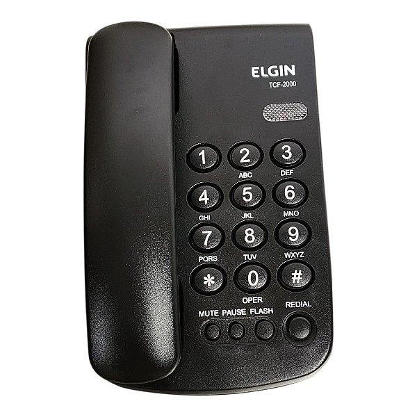 Telefone Fixo Elgin TCF 2000 Preto