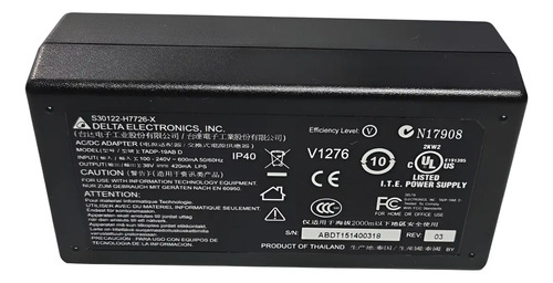 Fonte Delta Tadp-19ab 38v 420ma Entrada Rj45 Original 110v/220v
