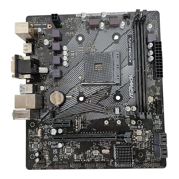 Placa Mãe Asrock A520M-HV5 AM4 DDR4 - DEFEITO