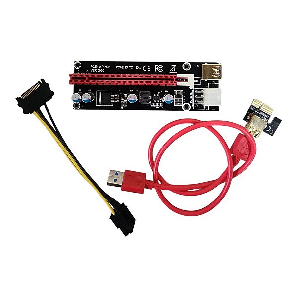 Placa Riser PCE164P-0-N03 Ver 006C X1 Para X16
