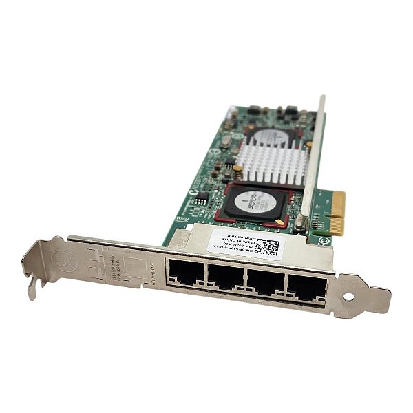 Placa De Rede Quad Gigabit Dell 0r519p Broadcom 5709 Pci-e