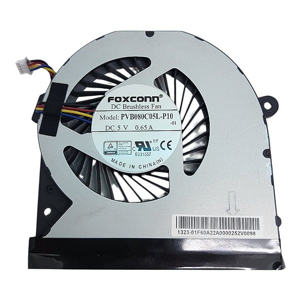 Ventilador CPU Foxconn Intel NUC11 Pvb080c05l-p10 5V 0.65A