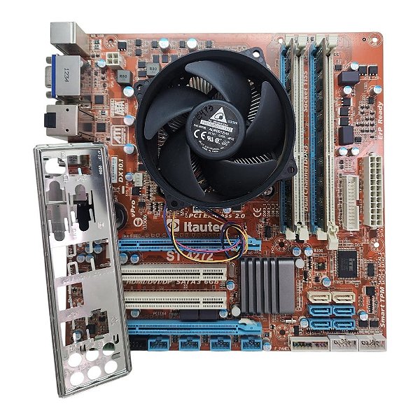 Kit Placa Mãe Itautec ST4272 Core i7 2Ger 8Gb Ddr3 VGA/HDMI/DP C/ Espelho