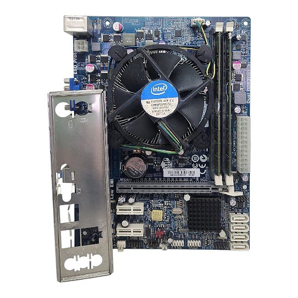 Kit Placa Mãe PCWare IPMH61R3 Core i5 2Ger 4Gb Ddr3 VGA C/ Espelho
