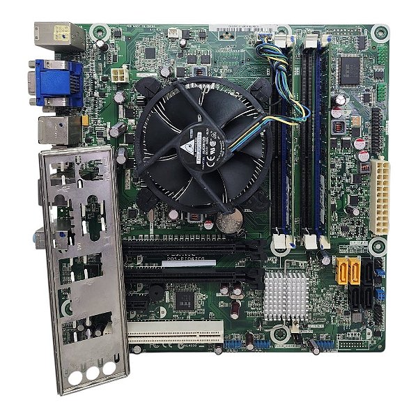 Kit Placa Mãe Positivo POS-PIQ67CG Core i5 2Ger 8Gb Ddr3 VGA/DP C/ Espelho