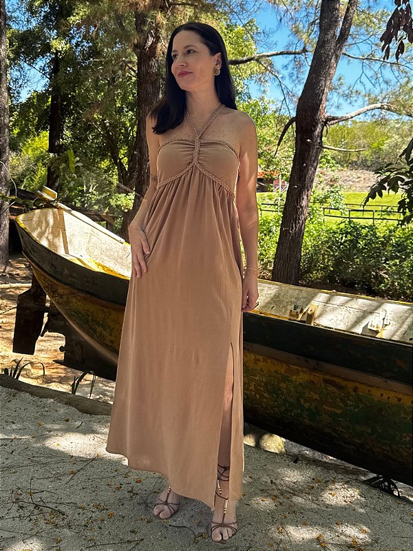 VESTIDO CORDÃO TRANÇADO