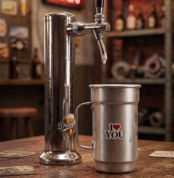 Caneco de chope 750ml alumínio