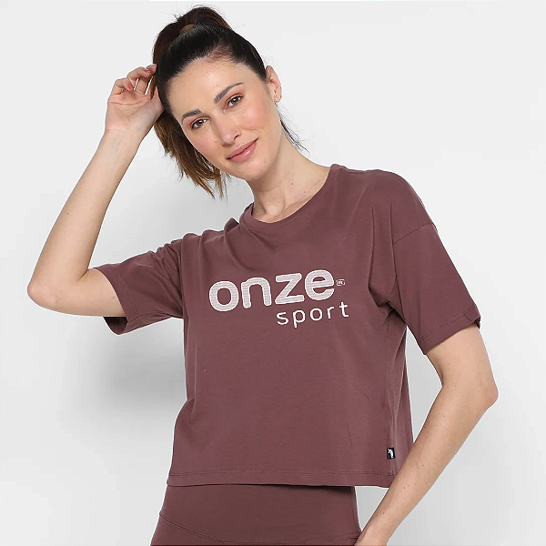 ONZE Store - Camiseta Cropped Feminina Aqui Na Onzesporte.com! - ONZE Store  - Maior Loja Onze.