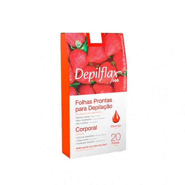 Cera Depilflax Morango