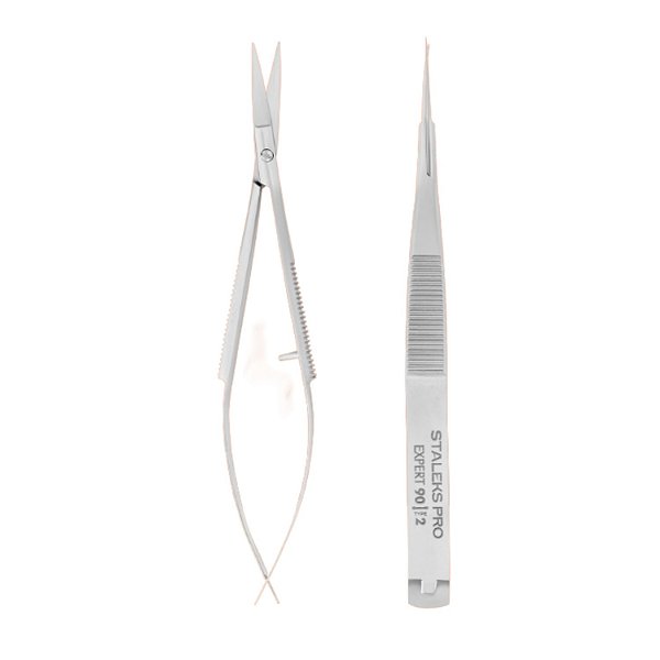 Tesoura de Sobrancelha Staleks Pro - SE-90-2