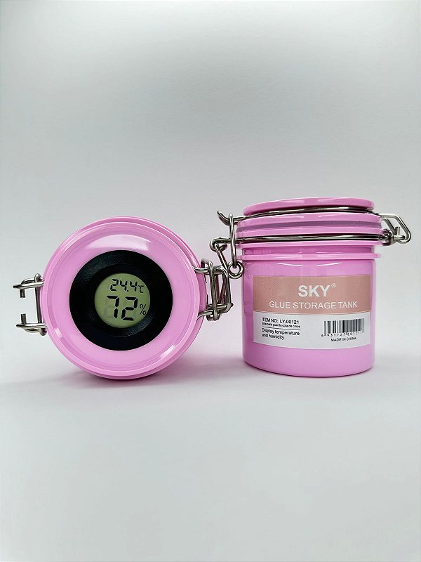 Pote Hermetico com Higrômetro