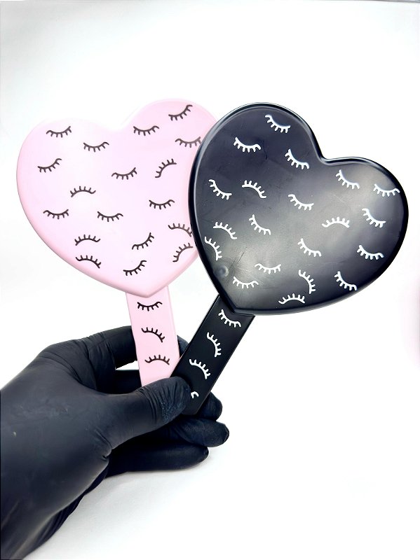 Espelho De Mão Coração