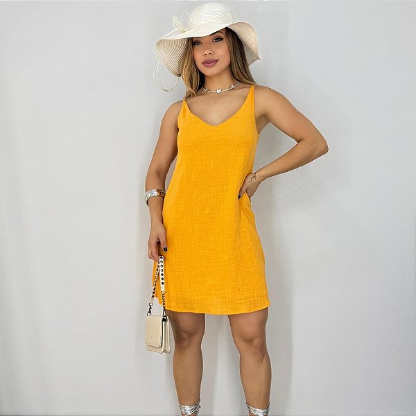 Vestido Algodão Rústico