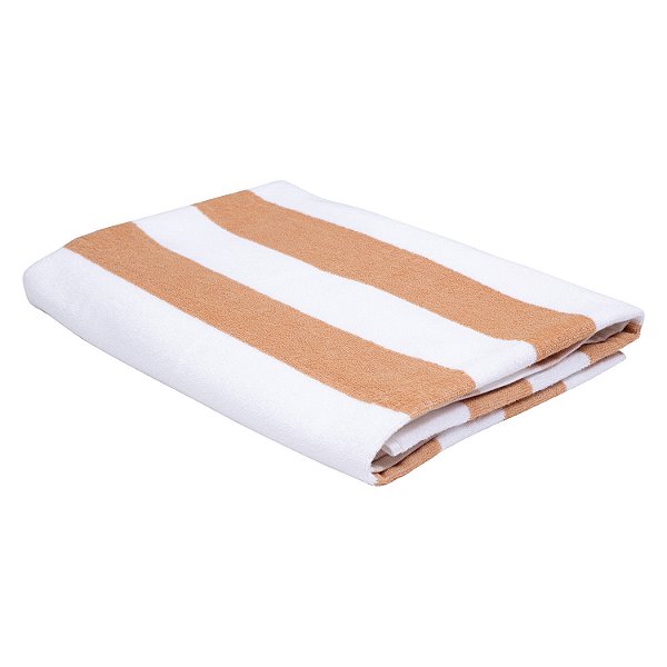Toalha de Piscina Hotel 86x160cm Ibiza 500g/m² Bege Teka Profiline