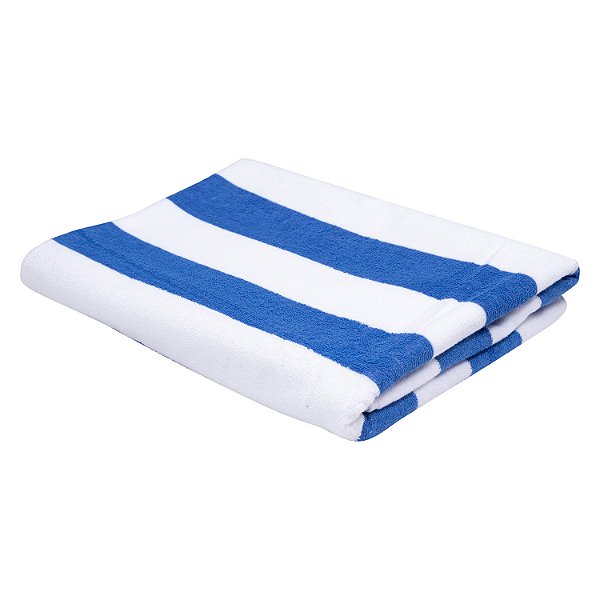 Toalha de Piscina Hotel 86x160cm Ibiza 500g/m² Azul Teka Profiline