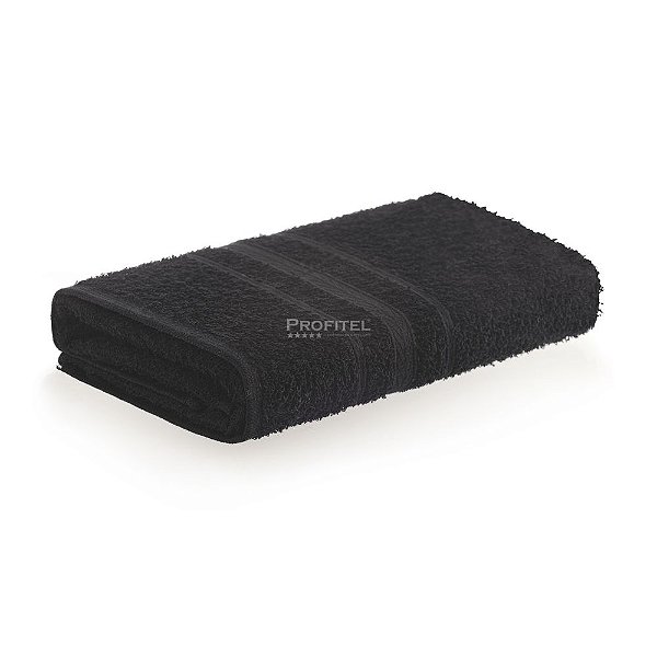 Toalha de Rosto e Maquiagem Cor Preto Belleza Teka