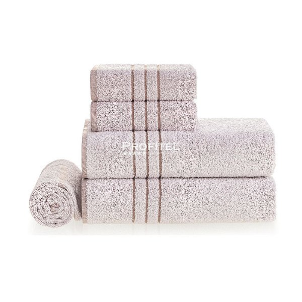 Jogo de Banho Hotel 5 peças Roma Bege Teka Profiline