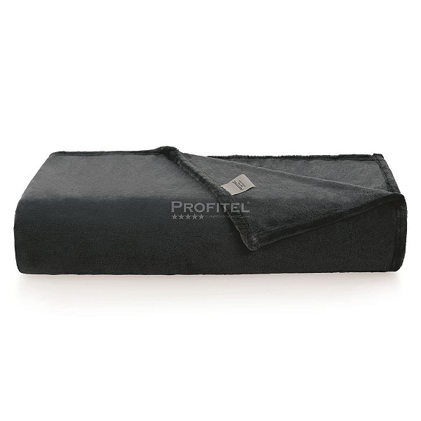 Manta de Microfibra Premium Queen 220x240cm Chumbo Aspen Profitel