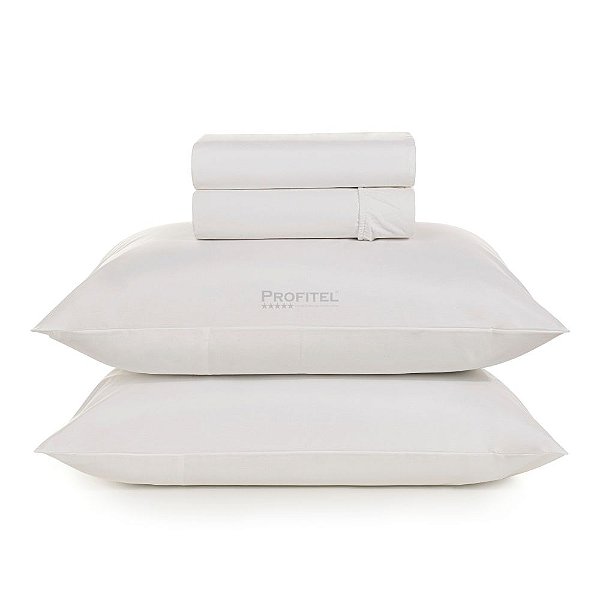 Jogo de Cama Casal 4 Peças 180 fios Madri Teka Profiline