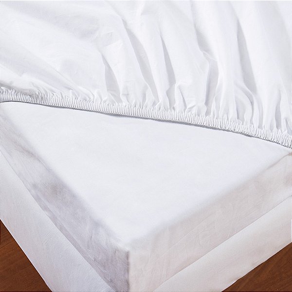 Lençol para Hotel com Elástico King TEKA Profiline 200 Fios Imperial Plus 198x203cm