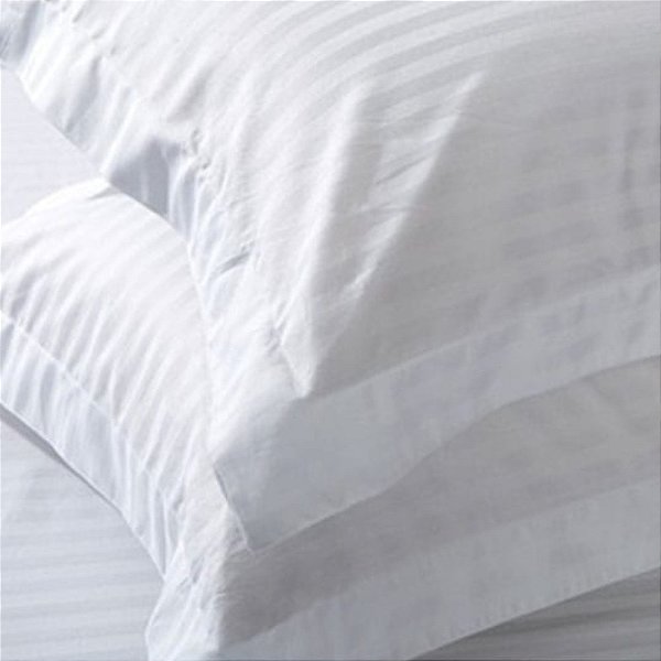 Fronha para Hotel com 2 Abas TEKA Profiline 200 Fios Toronto Stripe 50x90cm