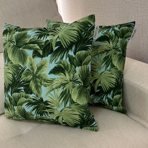 Capa para Almofada Floral Verde Profitel Decor