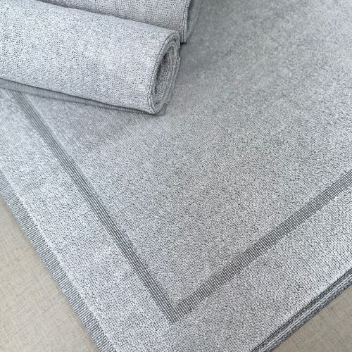 Toalha para Pés Hotel 48x70cm Roma 540g/m² Cinza Teka Profiline