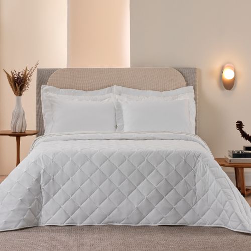Cobre Leito Hotel Queen 240x260cm Jade 260 fios Profiline Luxury