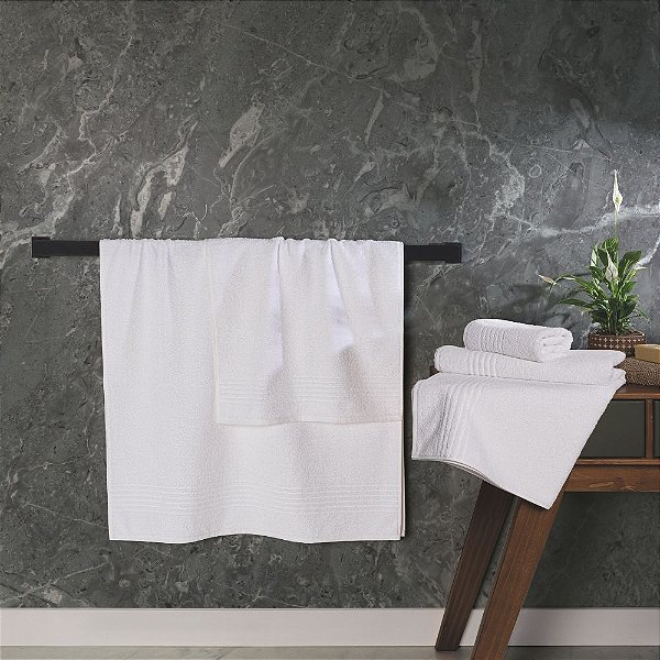 Toalha de Rosto Hotel 48x80cm Atenas 500g/m² Profitel