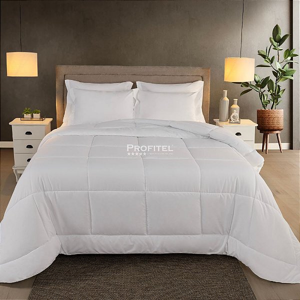 Edredom King 260x280cm Supremo Hotel 200 Fios Profitel