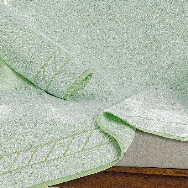 Toalha de Piscina para Hotel 72x135cm Algarve 380g/m² Verde Profitel