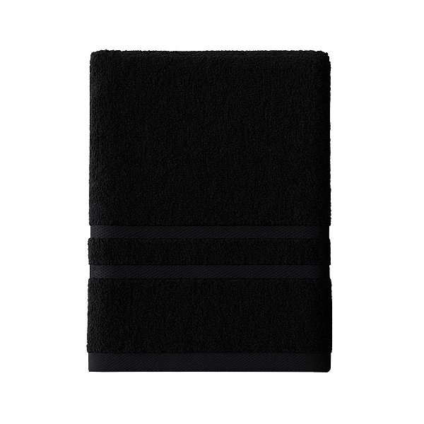 Toalha de Rosto para Maquiagem 44x72cm Studio Preta 380g/m² Profitel