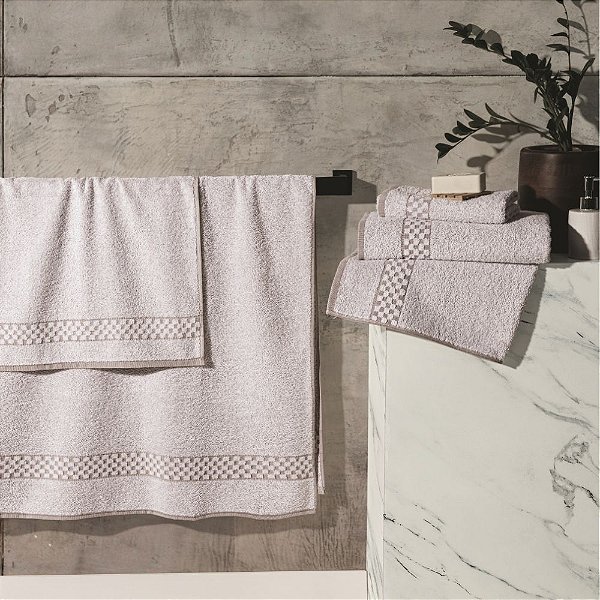 Toalha de Banho Hotel 72x140cm Lisboa Bege 450g/m² Profitel