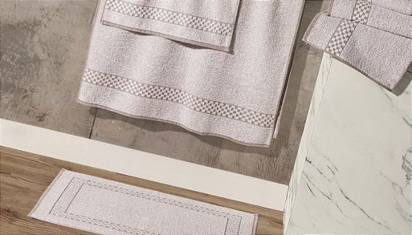 Toalha para Pés Hotel 48x70cm Lisboa Bege 540g/m² Profitel