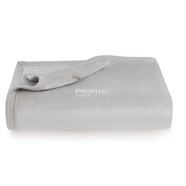 Cobertor Solteiro 160x220cm Platina Essenza Soft 400 Premium Profitel