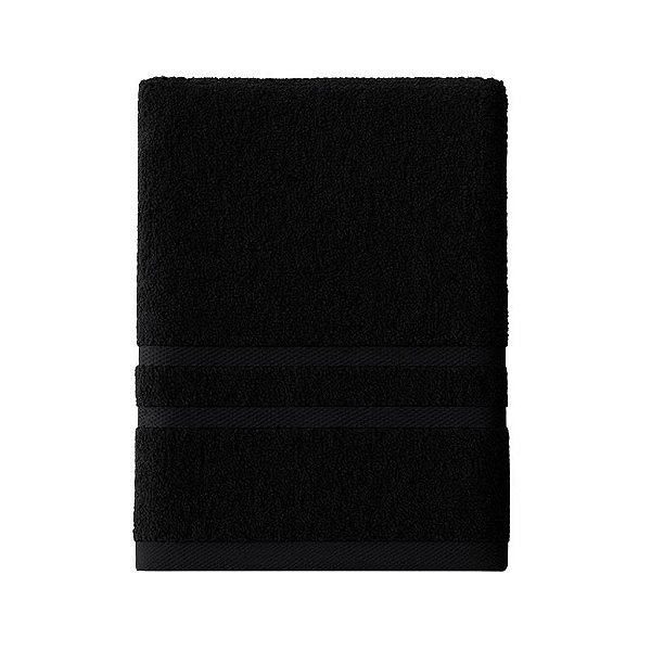 Toalha de Rosto para Maquiagem 44x72cm Studio Preta 380g/m² Profitel