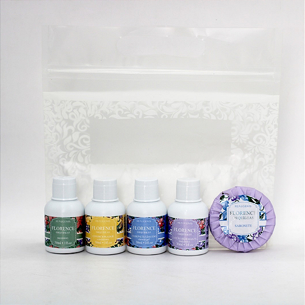 Kit Bem Receber 6 Itens Florence Orquídeas Realgems