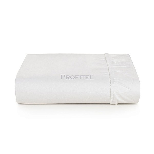 Lençol para Hotel Solteiro King com Elástico 100x200cm Atenas 180 Fios Profitel