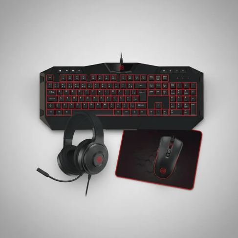 Kit Teclado Mouse Headset E Mousepad Gamer da Marca Hoopson Tpc-067vr