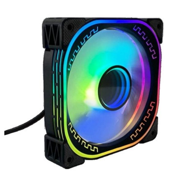 Cooler Fan RGB para Gabinete 120mm Preto HOOPSON - CL-160P