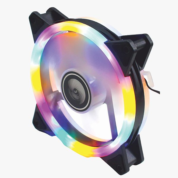 Cooler Fan Hoopson Angel, Para Computador RGB, 12x12cm, 120mm - CL-130C