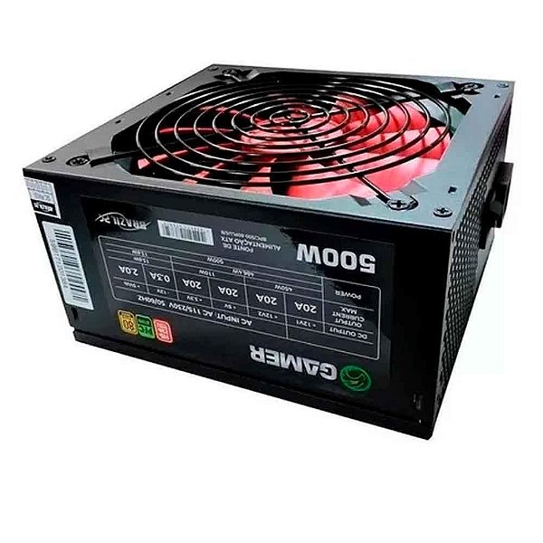 FONTE ATX 500W REAL 80PLUS BRONZE TRONOS TRS/500-80PLUS/B 24 PINOS BOX