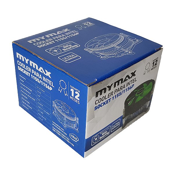 Cooler para Processador  Intel Socket 1155/1156P - Mymax
