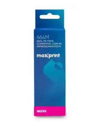 Refil de tinta Maxprint 664M Compatível com Epson