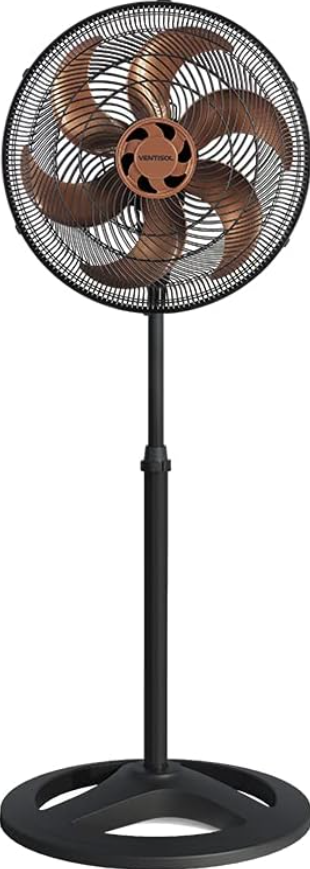 Ventilador de Coluna Bronze 40cm Turbo 6 Pás Oscilante Ventisol