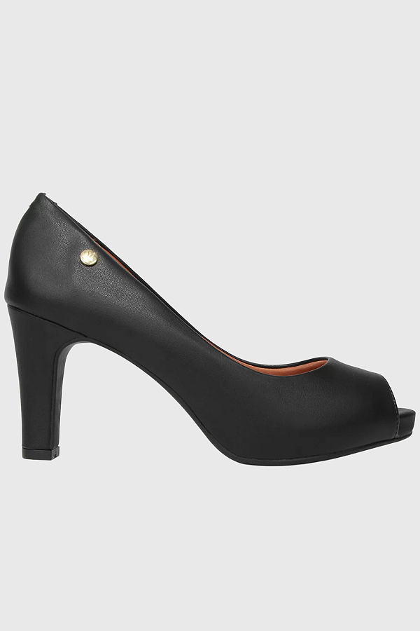 Scarpin peep hot sale toe vizzano