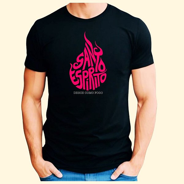Camiseta Masculina Camisas Masculinas Santo Espirito